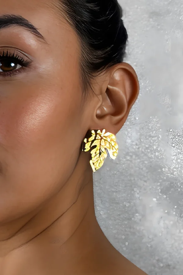 Autumn-Essence-earrings-inspired-by-the-maple-leaf-crafted-in-18k-gold-plated-bronze