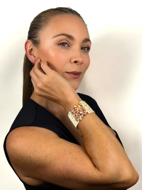 Adjustable-Tribal-Bracelet-handmade-with-Miyuki-glass-beads